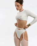 MON AMOUR SET WHITE LONG SLEEVE