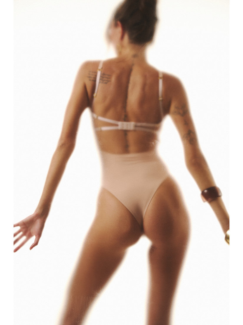 PIRSING BODYSUIT BEIGE