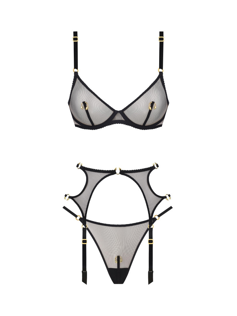 BLACK PIRSING SET
