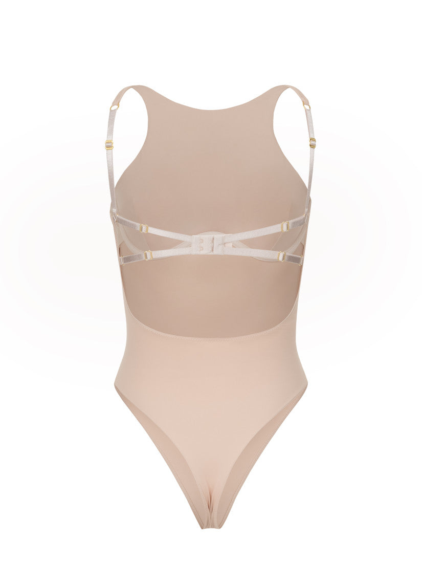 PIRSING BODYSUIT BEIGE