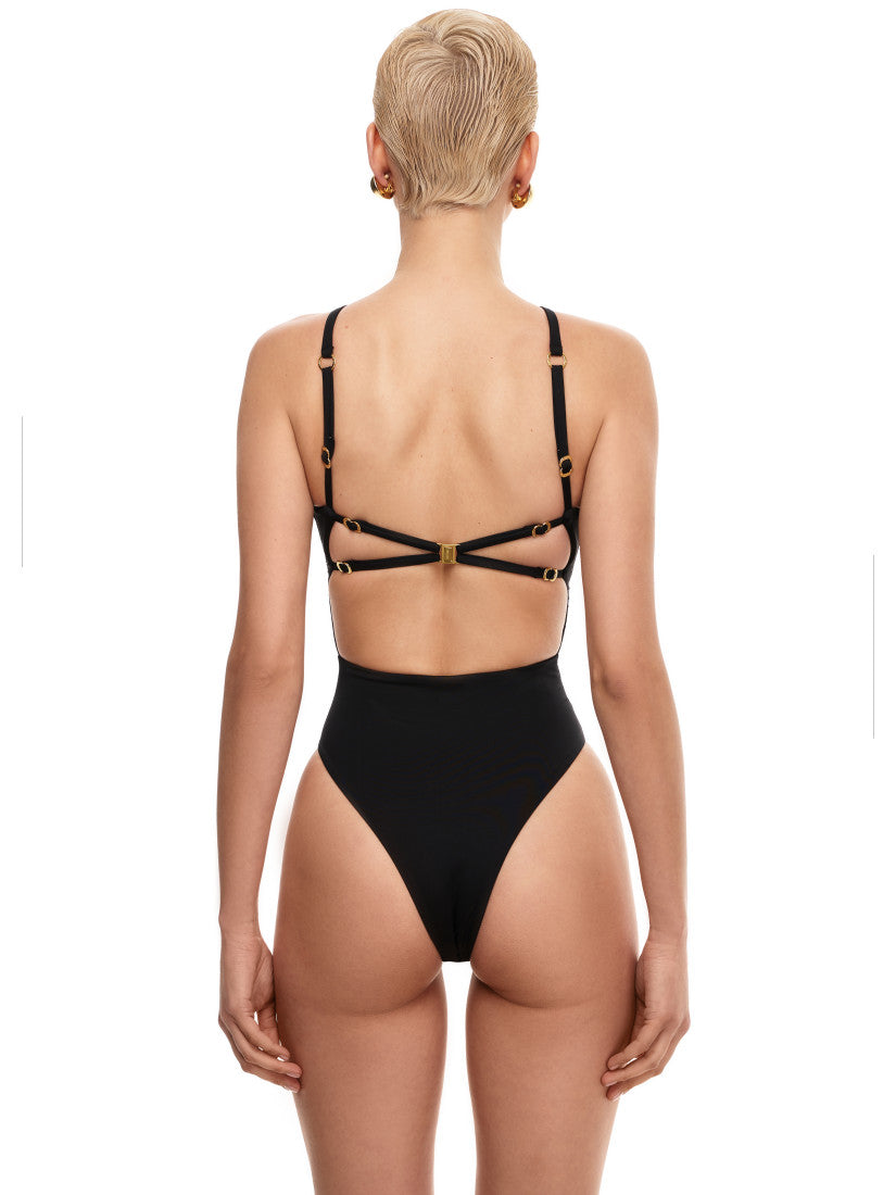 PIRSING BODYSUIT BLACK