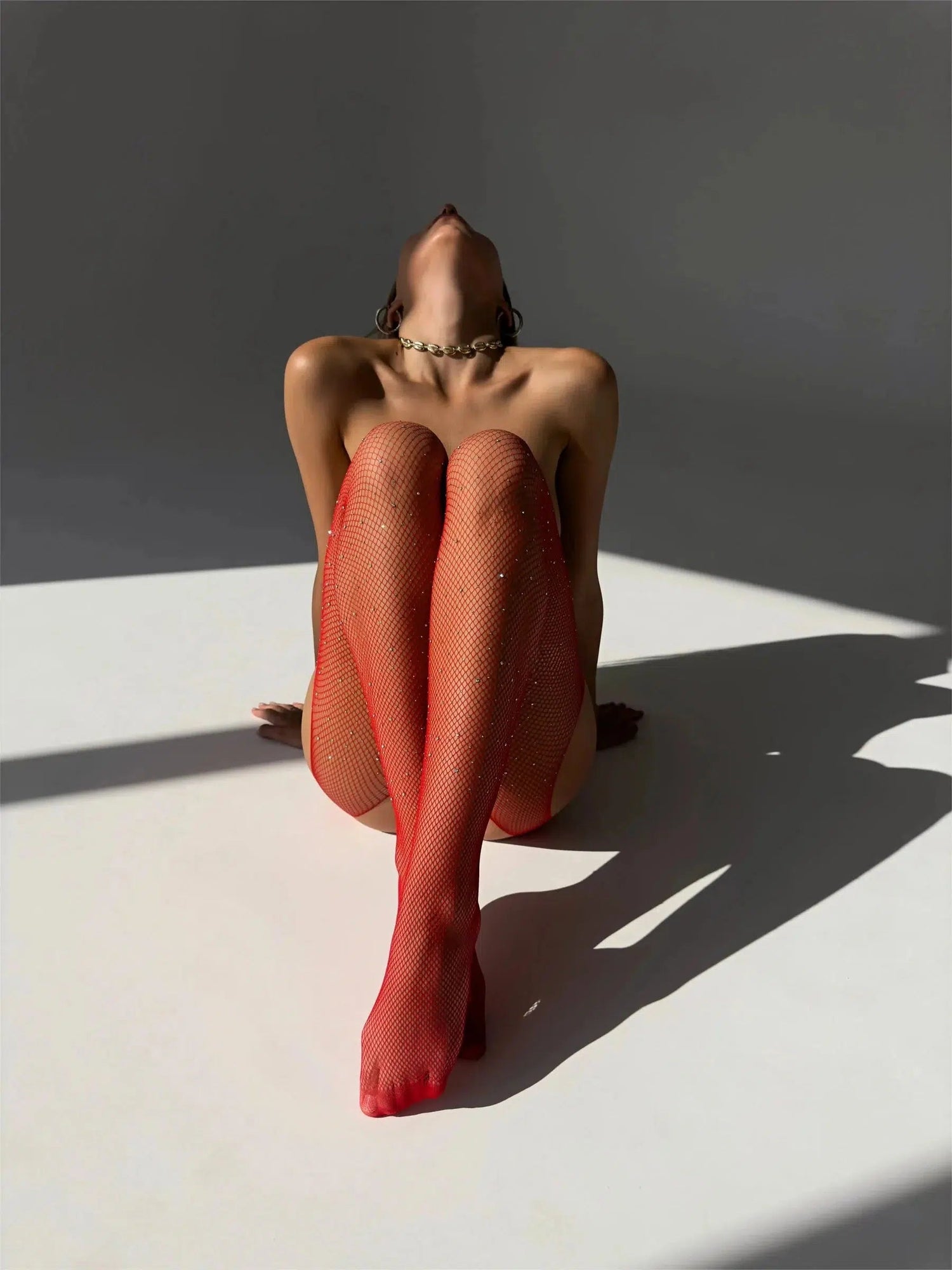 FETISH STOCKINGS RED