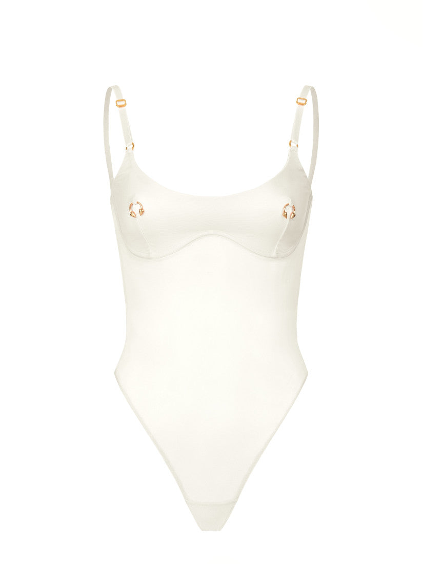 PIRSING BODYSUIT WHITE