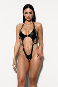 TAORMINA LEATHER SET BLACK