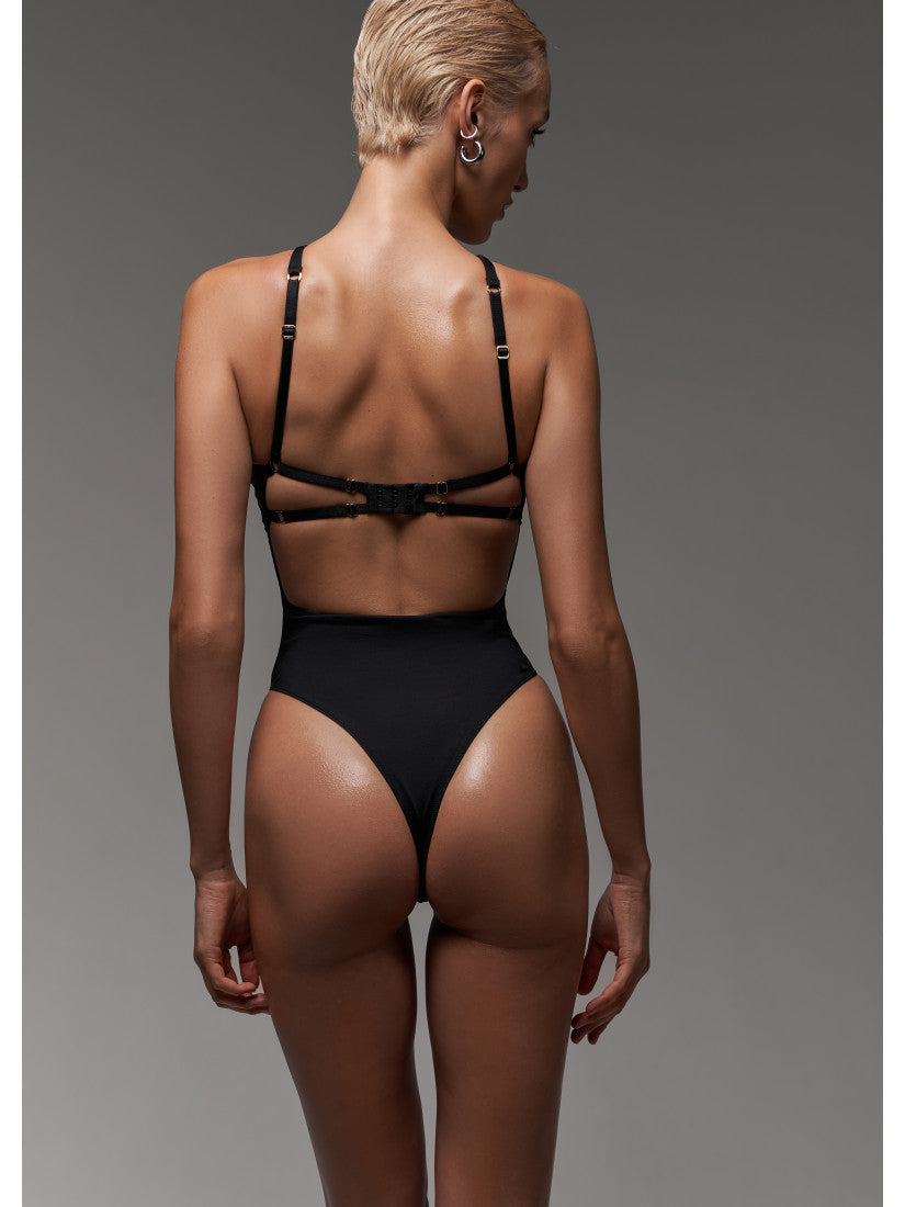 PIRSING BODYSUIT BLACK