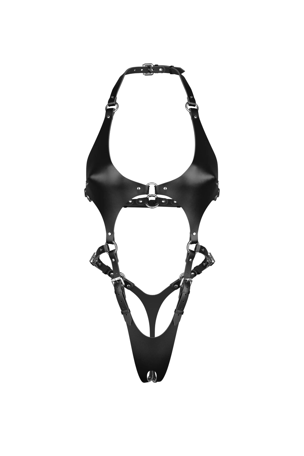 TAORMINA LEATHER SET BLACK