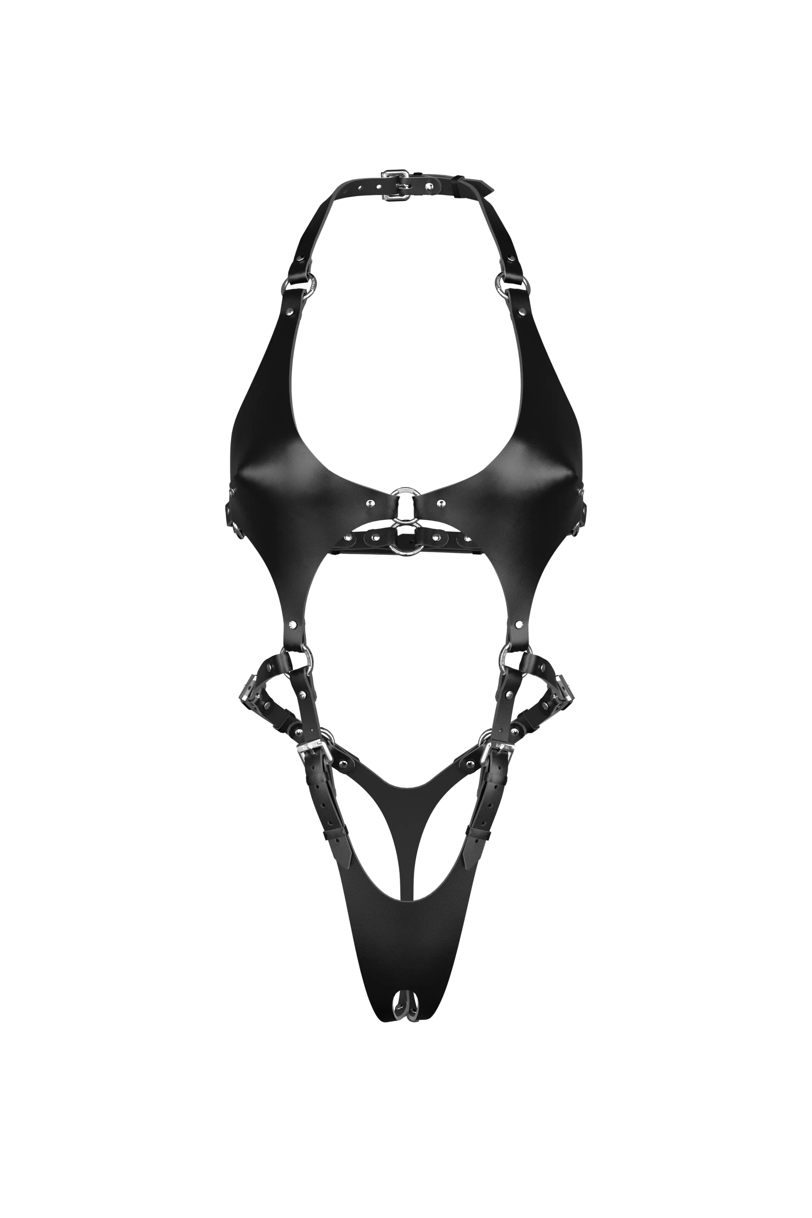 TAORMINA LEATHER SET BLACK